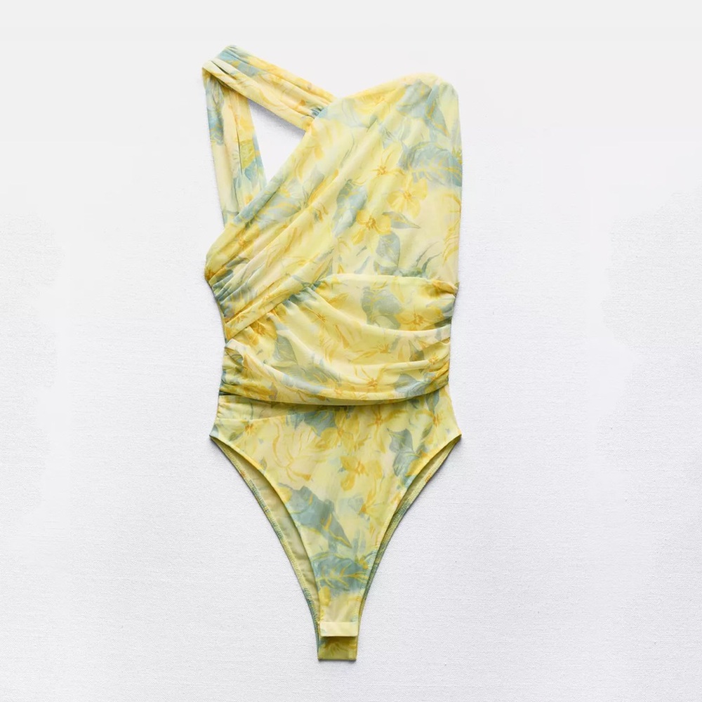 Zara Tulle Bodysuit Large